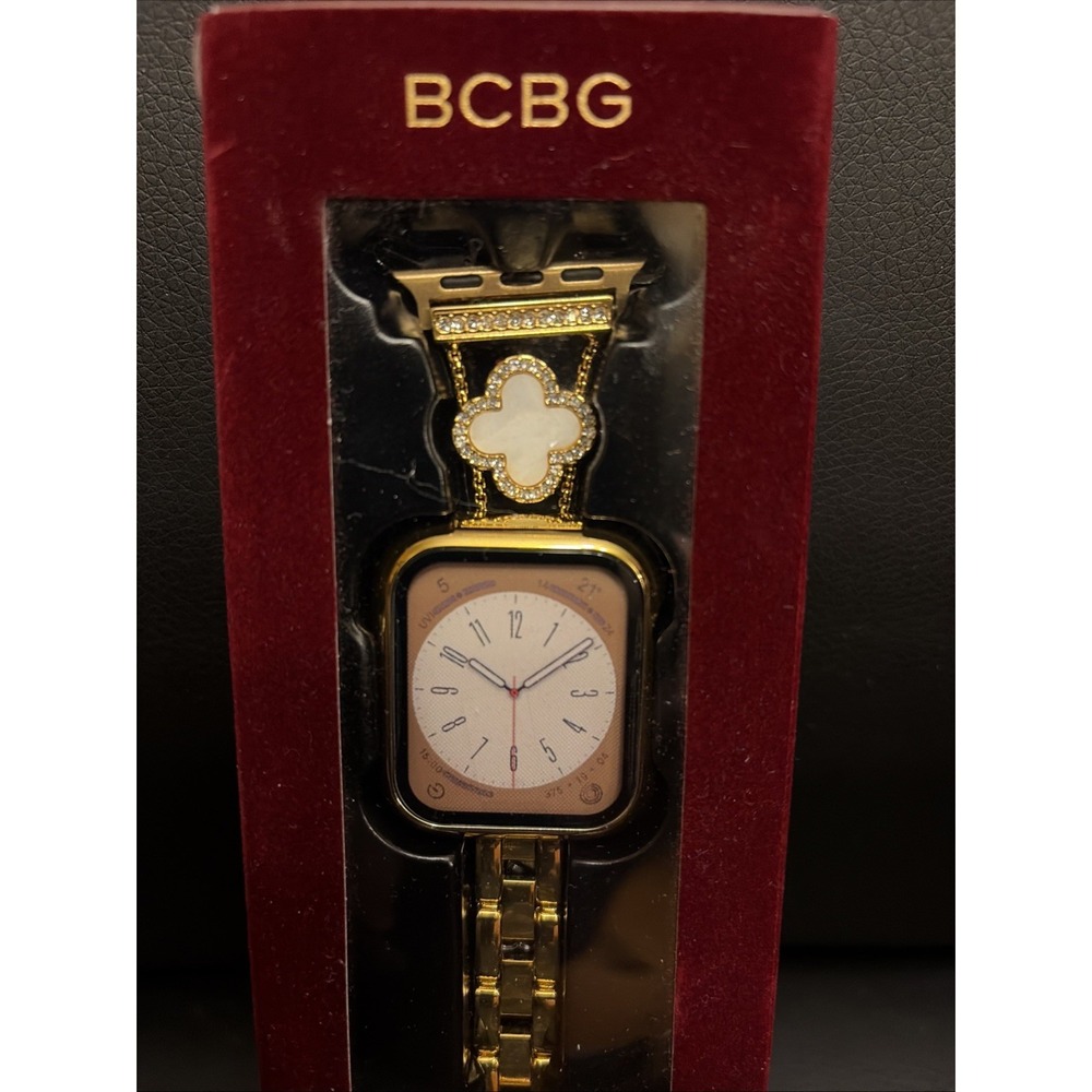 BCBG Gold Floral Apple Watch Band – 38/40/41mm - New - Picture 2 of 4